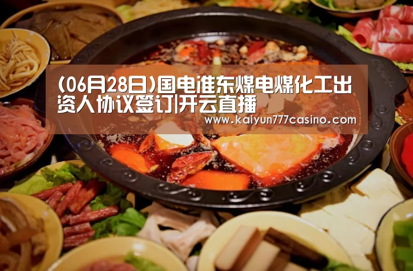 (06月28日)国电准东煤电煤化工出资人协议签订|开云直播(图2) 开云体育