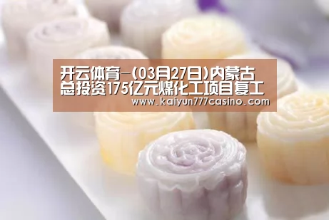 开云体育-(03月27日)内蒙古总投资175亿元煤化工项目复工(图3) 开云体育