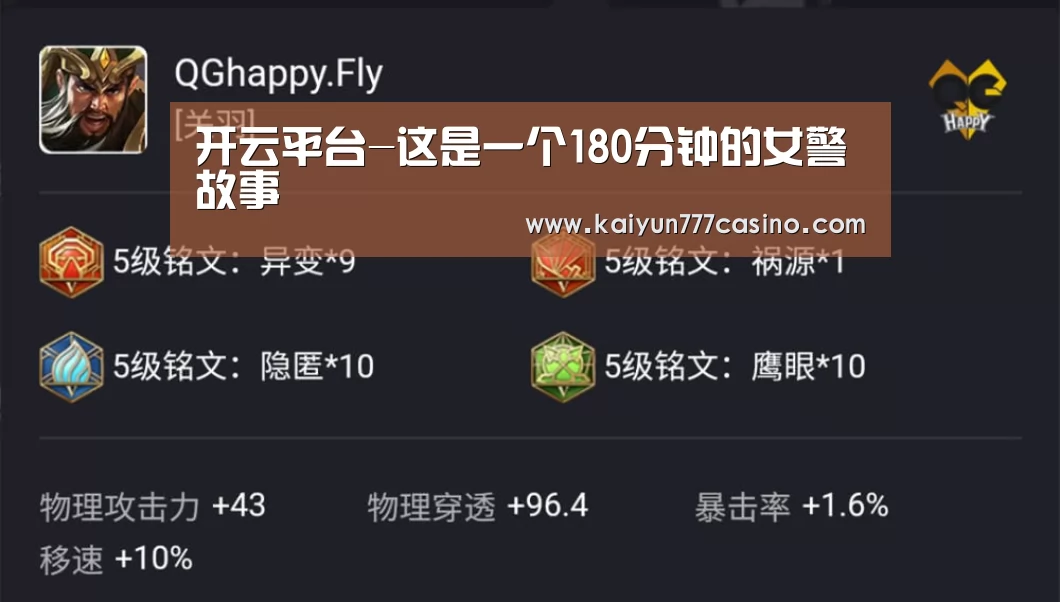 开云平台-这是一个180分钟的女警故事(图1) 开云快讯